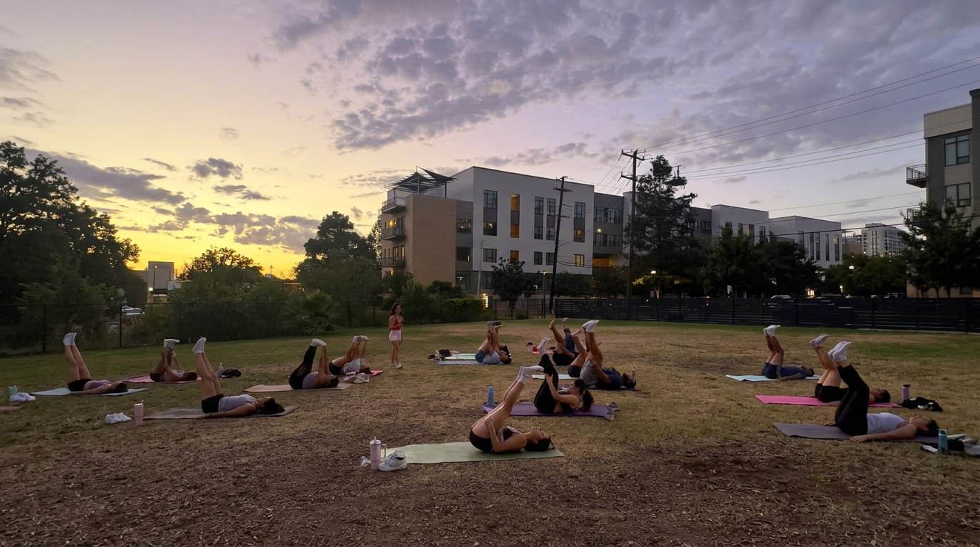 Sunset in the Park 1
